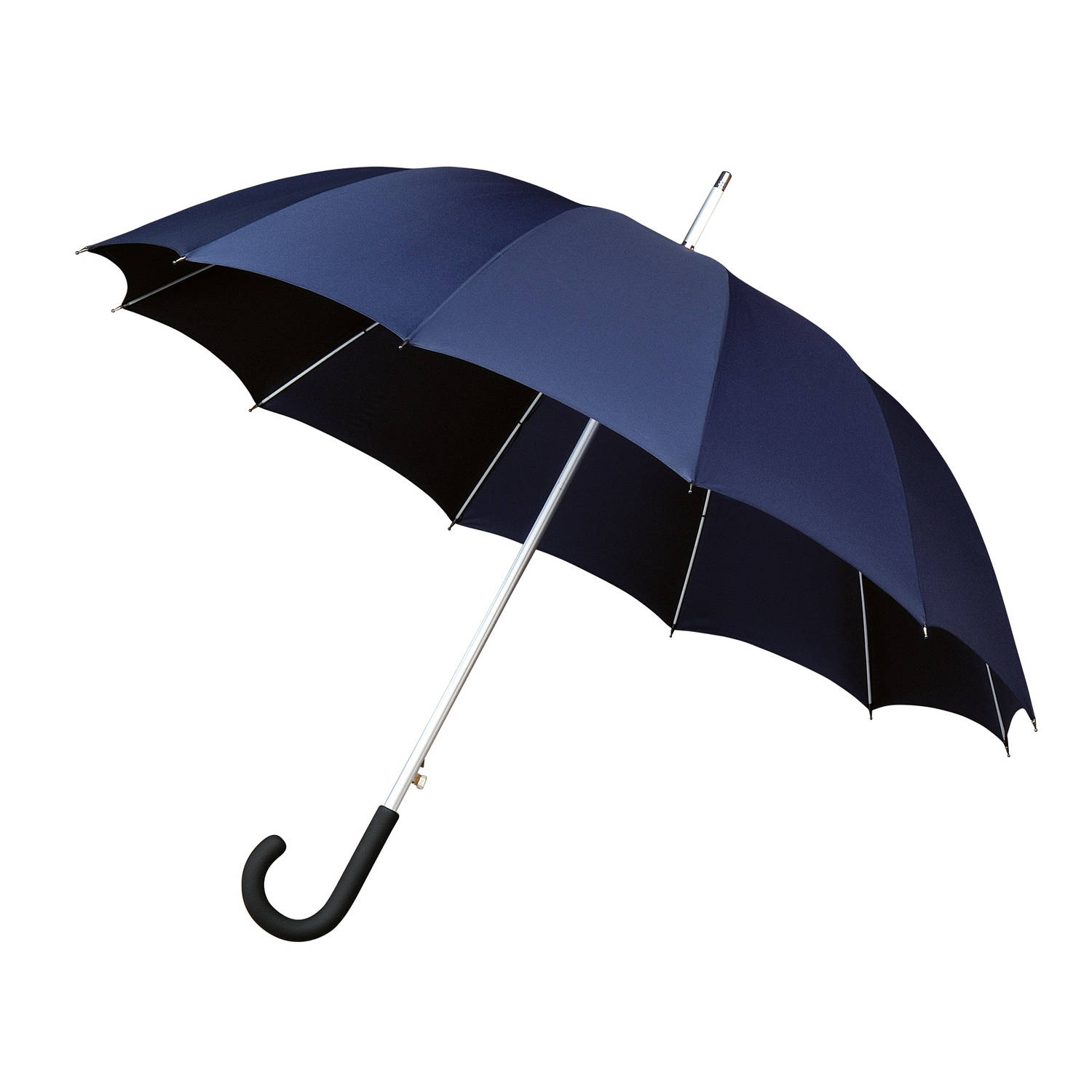 Falcone, Automaat Paraplu Met Haak (marine Blauw)