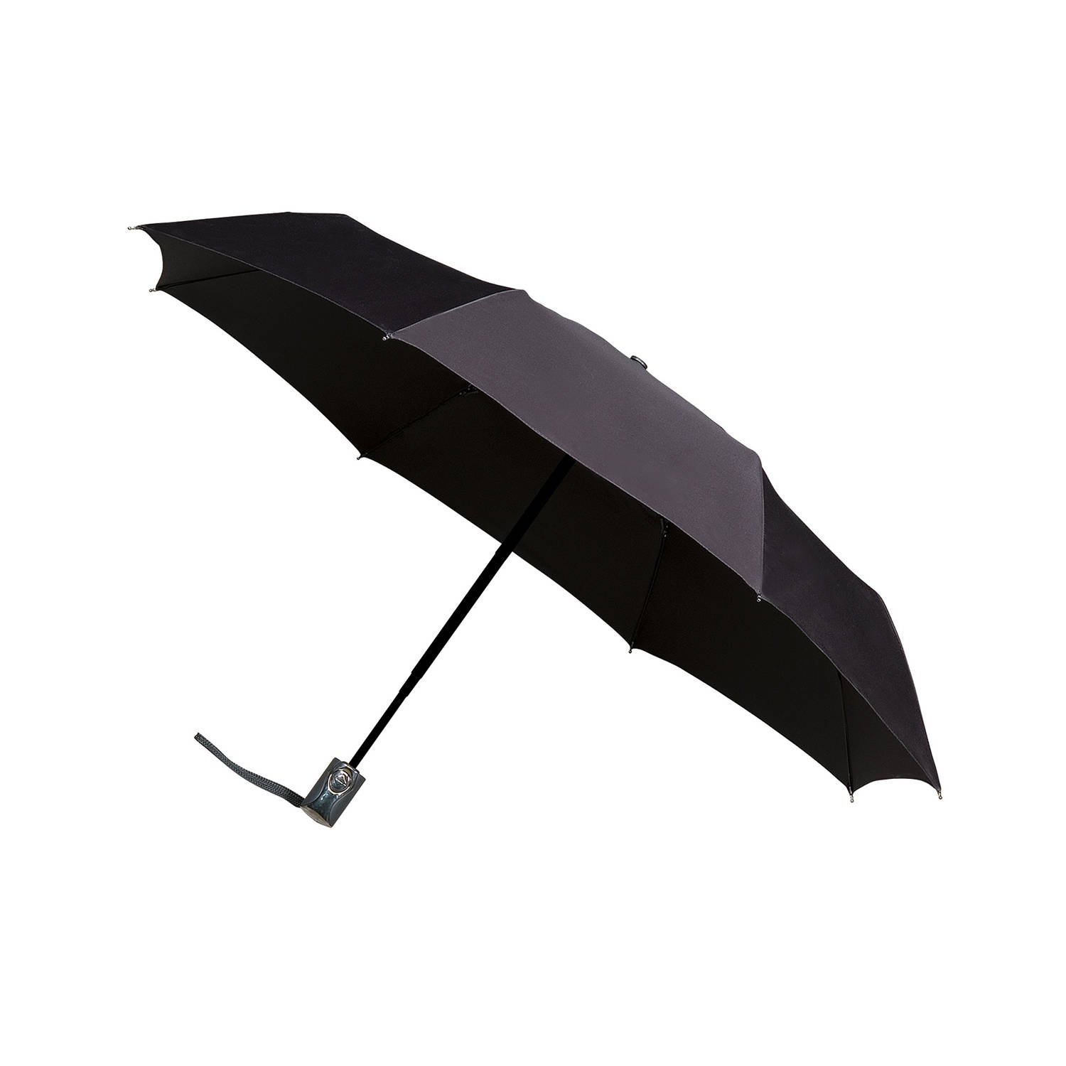 Impliva paraplu miniMAX auto open en close 100 cm zwart