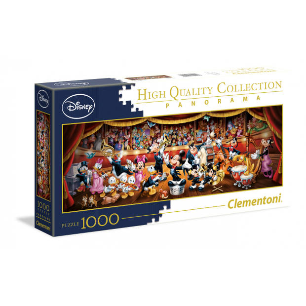 Clementoni puzzel Panorama Disney orkest 1000 stukjes