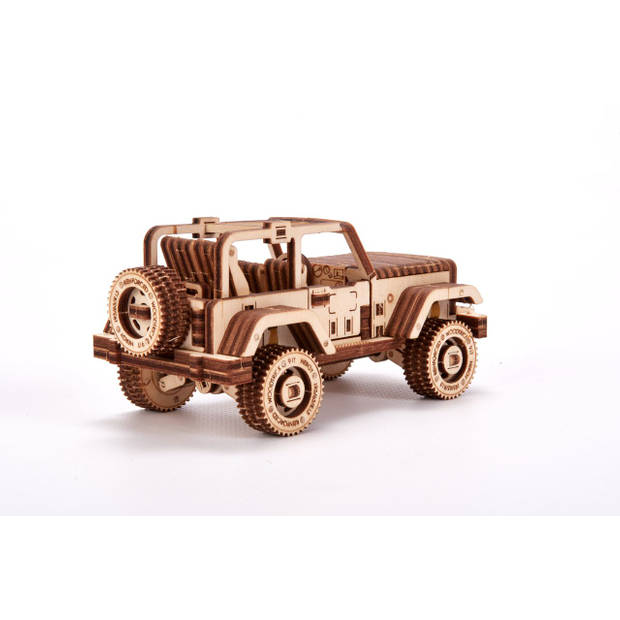 Wood Trick Safari Auto 4x4 - Houten Modelbouw