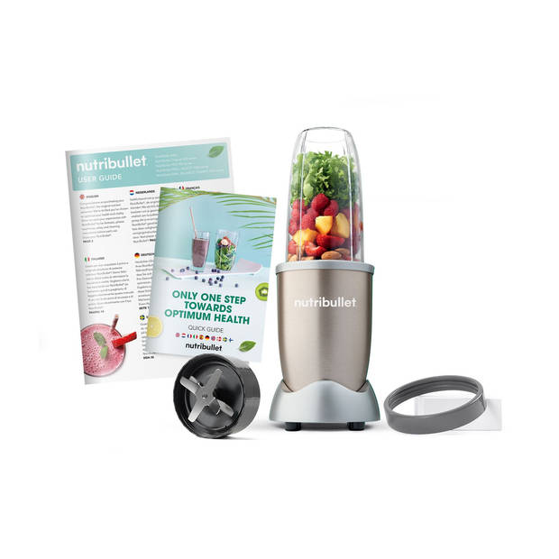 Nutribullet Pro Blender - 900 Watt - Incl. Digitaal Receptenboek - Champagne