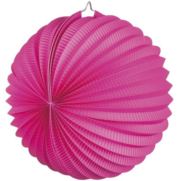 Lampion fuchsia roze 22 cm