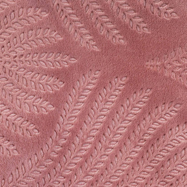 Dutch Decor - LIZA - Plaid pruim 130x170 cm - roze
