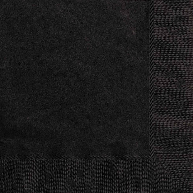 Haza Original servetten zwart 17 x 17 cm 20 stuks