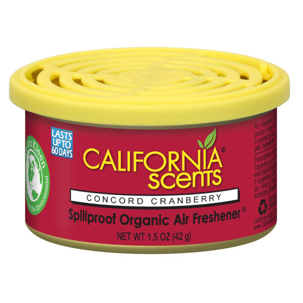 California Scents luchtverfrisser Concord Cranberries 42 g