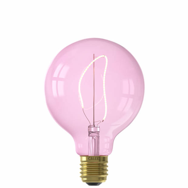 Calex LED-lamp E27 4W - Globelamp Quartz Pink dimbaar
