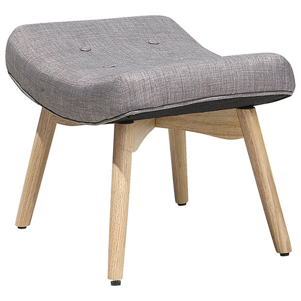 Beliani VEJLE - Fauteuil-Grijs-Polyester