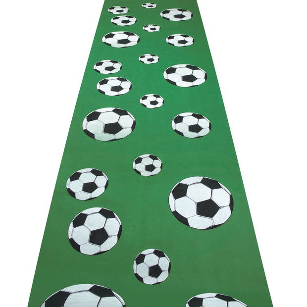 Boland voetbal loper 450 x 60 cm groen