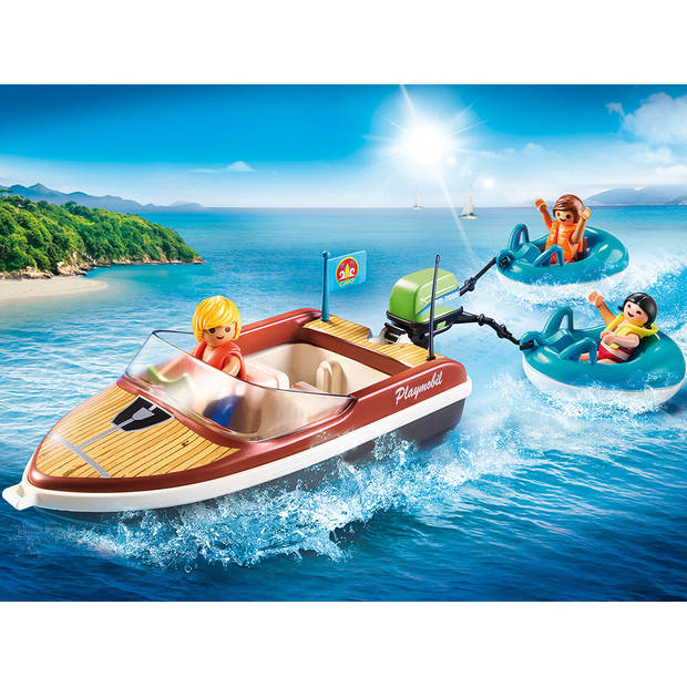 PLAYMBOIL Family Fun motorboot met funtubes 70091