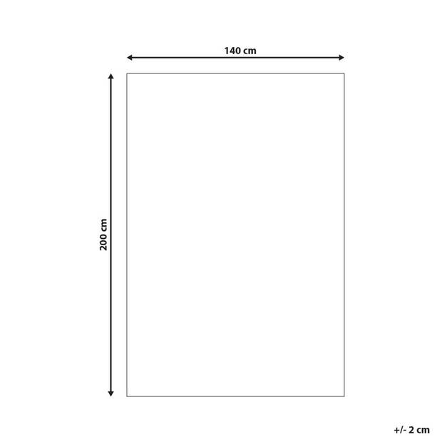 Beliani AKSU - Buiten tapijt-Wit-PVC