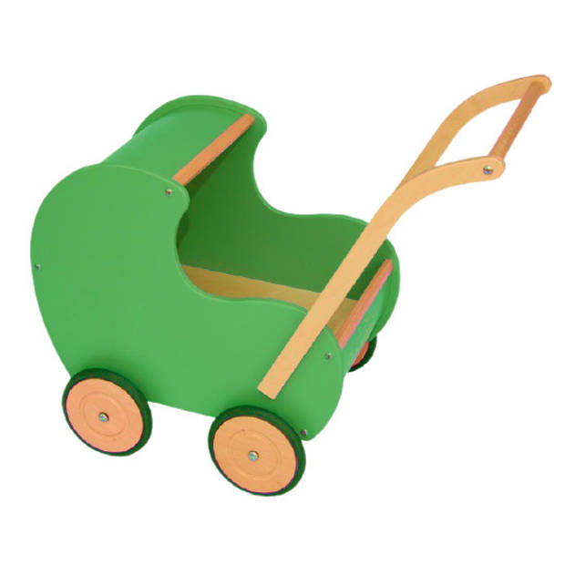 Van Dijk Toys poppenwagen retro 50 cm groen