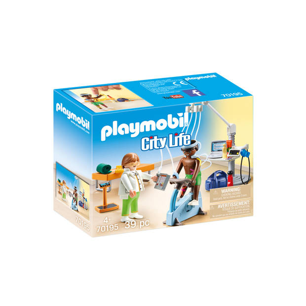 PLAYMOBIL City Life praktijk fysiotherapeut 70195