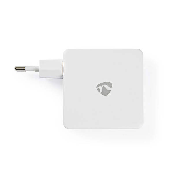 Nedis USB lader 3,0 A USB / USB-C voeding: 45 watt wit