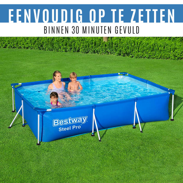 Bestway zwembad 300x201x66 PVC - 3300 liter