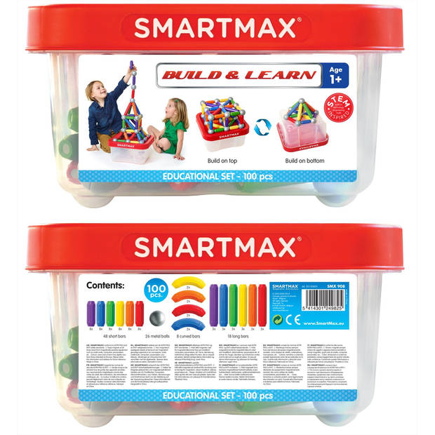 SmartMax constructie speelgoed Build & Learn - 100 onderdelen