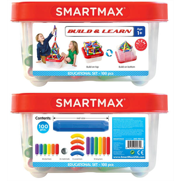 SmartMax constructie speelgoed Build & Learn - 100 onderdelen