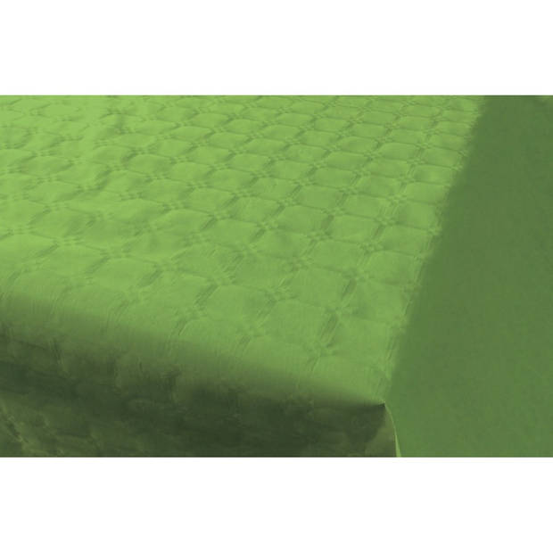 Lichtgroen papieren tafellaken/tafelkleed 800 x 118 cm op rol - Licht groene thema tafeldecoratie versieringen