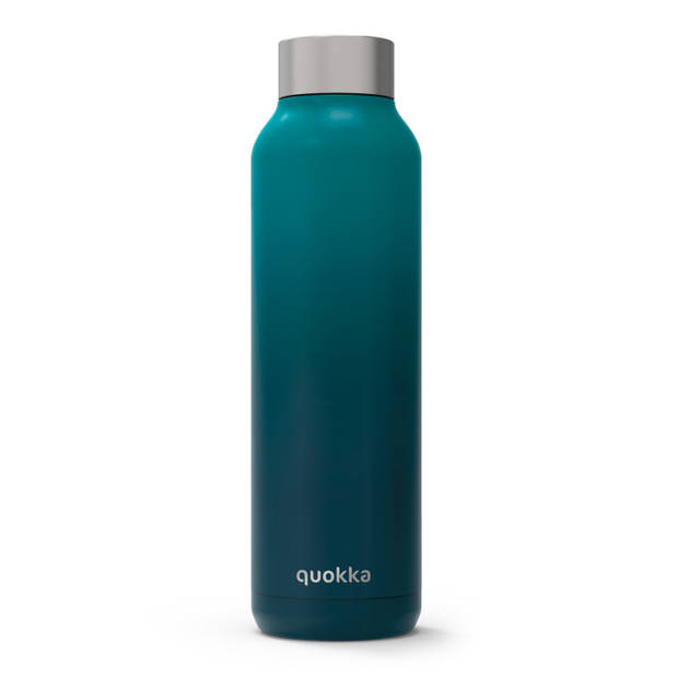 Quokka drinkfles RVS Solid Deep Sea 630 ml aqua