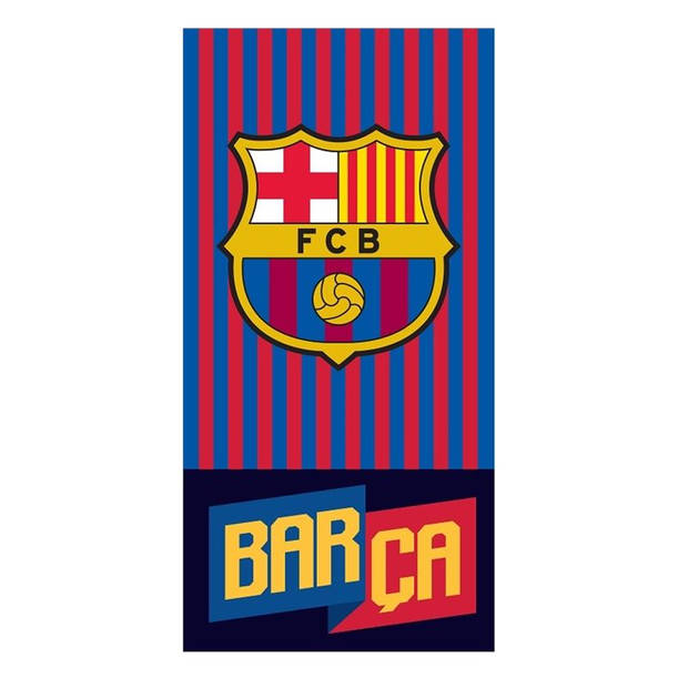 FC Barcelona strandlaken - 100% katoen - 70x140 cm - Multi