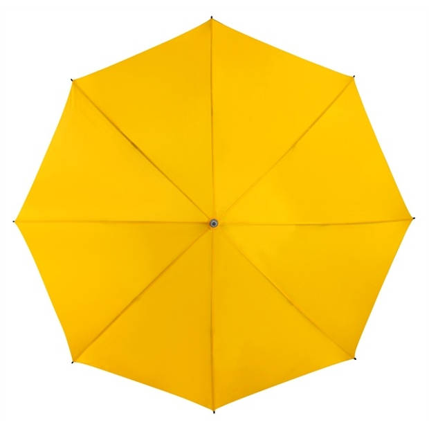 Impliva golfparaplu windproof 125 cm polyester geel