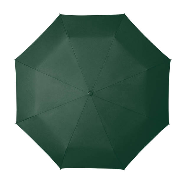 Impliva paraplu miniMAX auto open en close 100 cm donkergroen