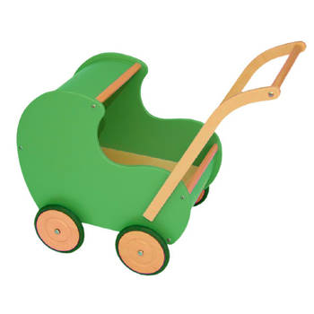Van Dijk Toys poppenwagen retro 50 cm groen