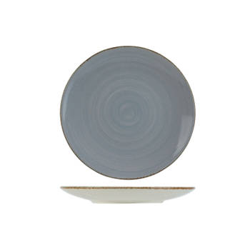 Cosy & Trendy Dessertbord Granite Denim Blauw ø 22 cm