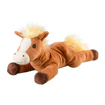 Warmies warmteknuffel pony 36 cm bruin