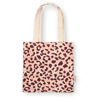 Draag Tas Pink Leopard