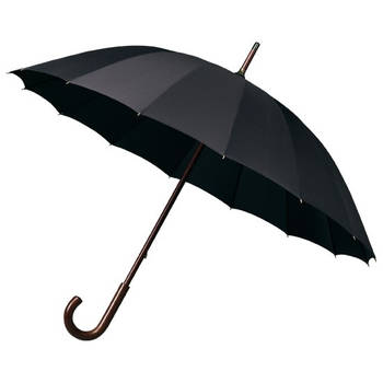 Falcone paraplu 16 banen 103 cm zwart