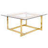 Beliani CRYSTAL - Salontafel-Goud-Veiligheidsglas