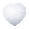 Impliva paraplu hartvormig handopening 110 cm wit