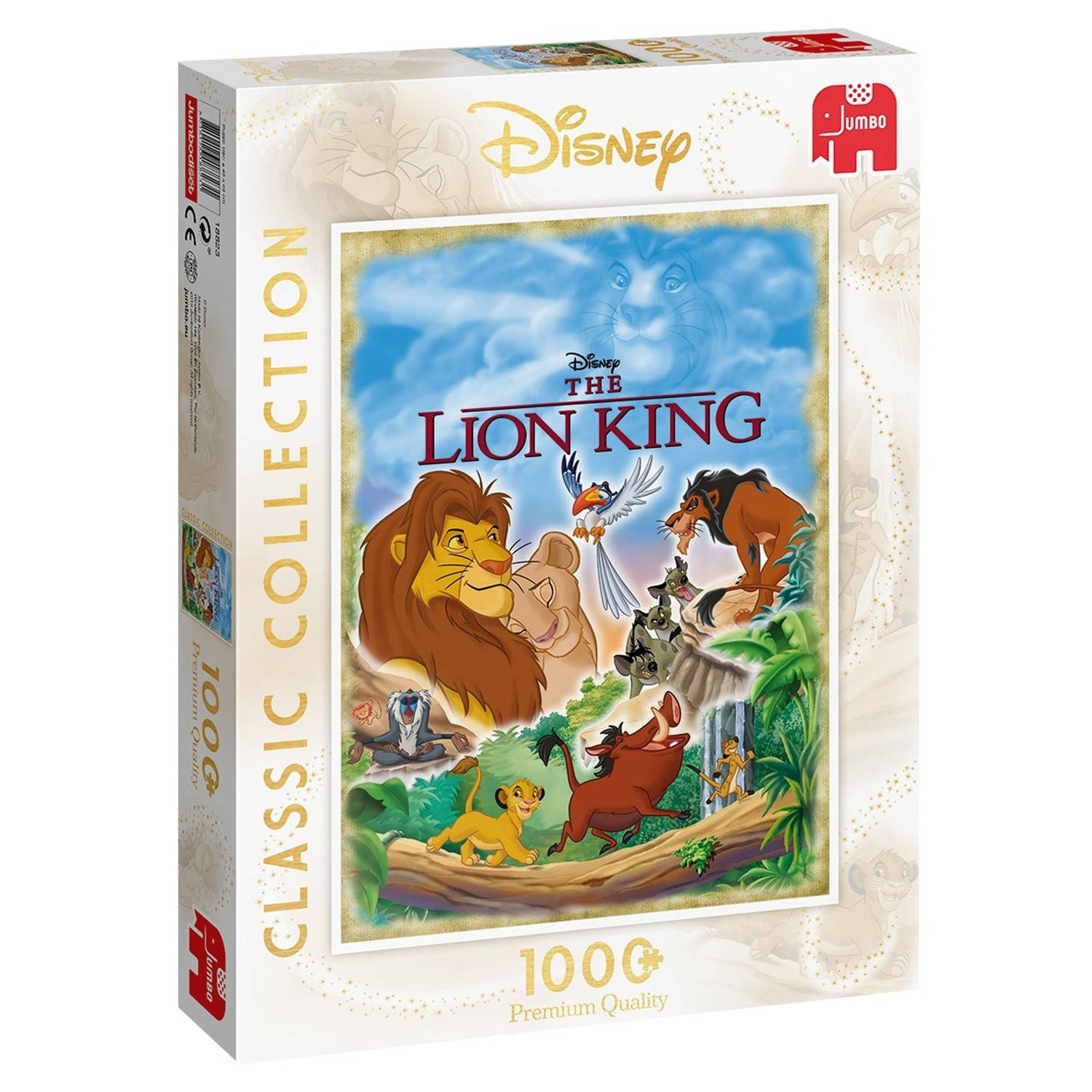 Jumbo Classic Disney The Lion King legpuzzel 1000 stukjes