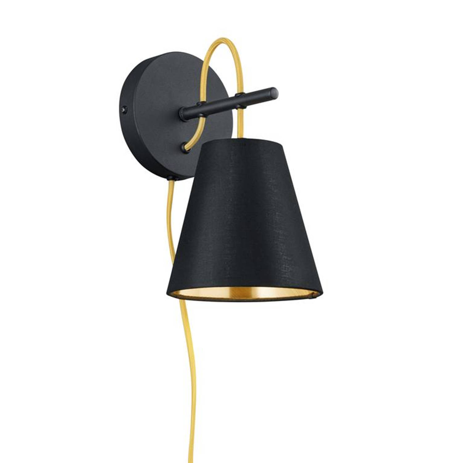 Knipoog Giet Gek TRIO - wand lamp, andreus, mat zwart | Blokker