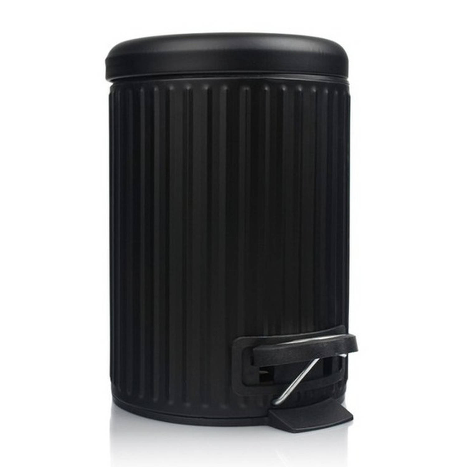 Pedaalemmer-vuilnisbak 3 Liter Zwart Kleur