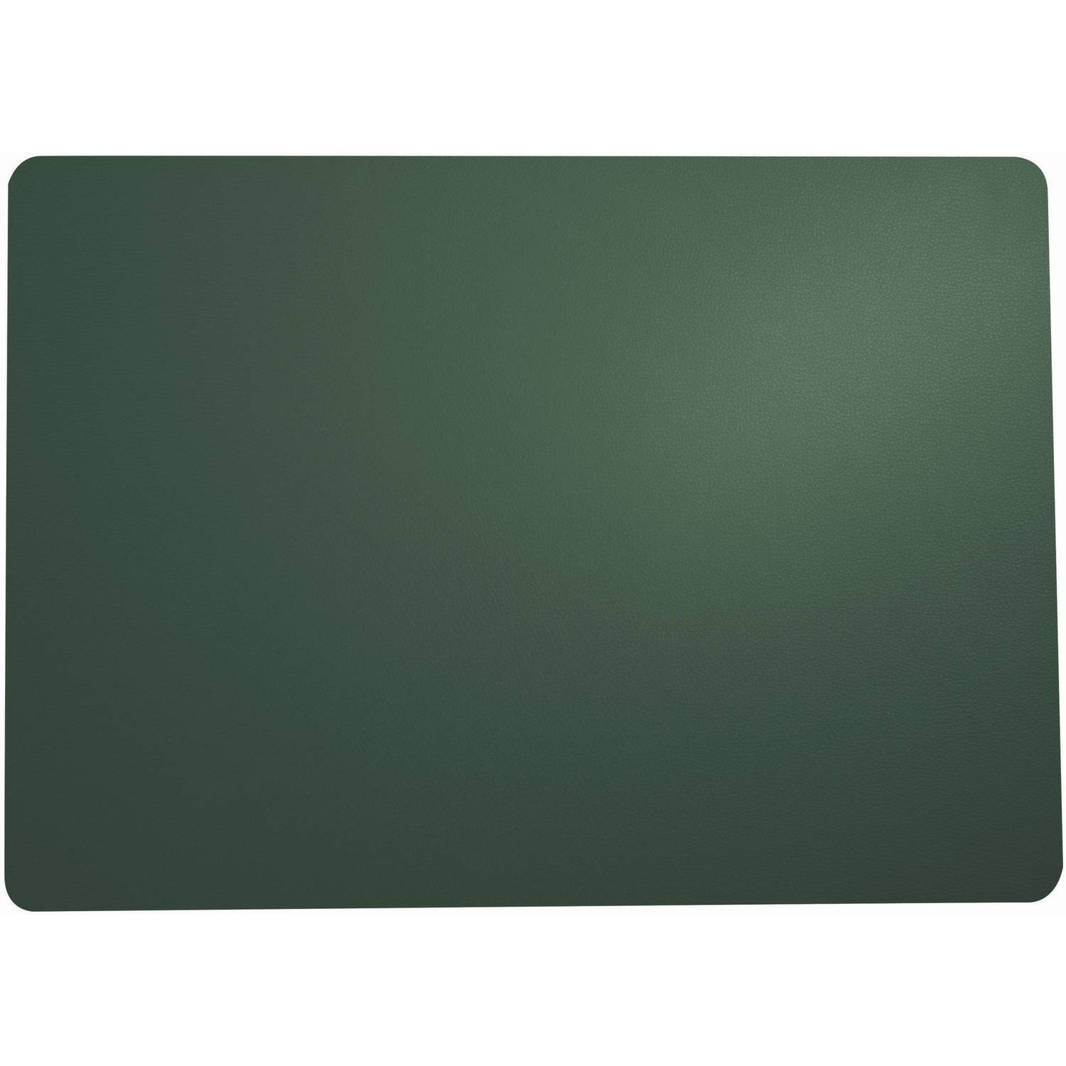 ASA Selection Placemat - Leather Optic Fine - Kale - 46 x 33 cm
