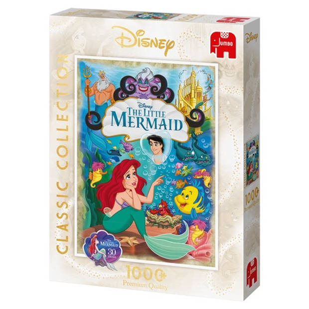 Jumbo Classic Disney De Kleine Zeemeermin puzzel 1000 stukjes