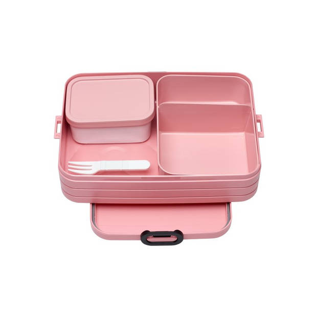 Bento lunchbox Take a Break large - Nordic pink