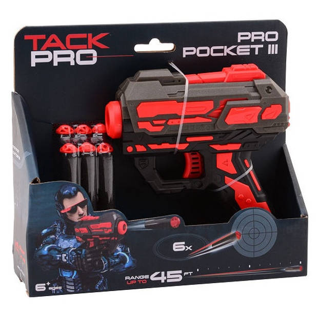 Tack Pro shotgun Pro Pocket III 12,5 cm zwart/rood 7-delig