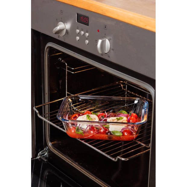 Pyrex Cook & GO ovenschaal - met deksel - 20 x 15 x 5 cm - 0,8 liter