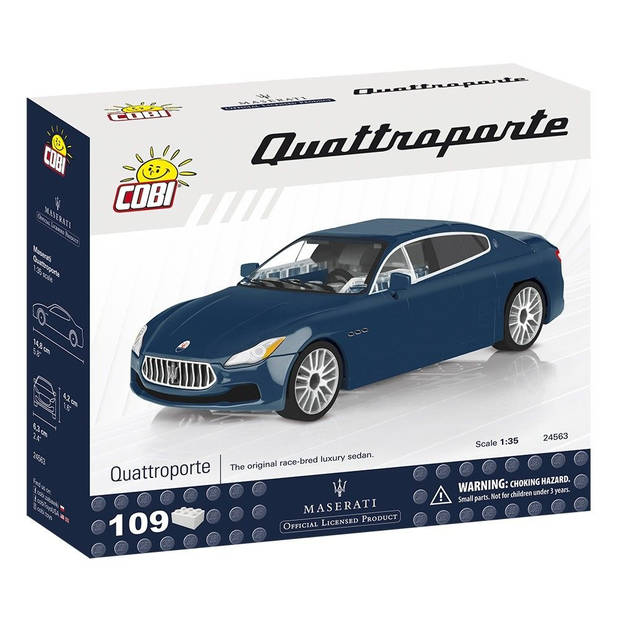 Cobi bouwpakket Maserati Quattroporte 1:35 blauw 109-delig 24563