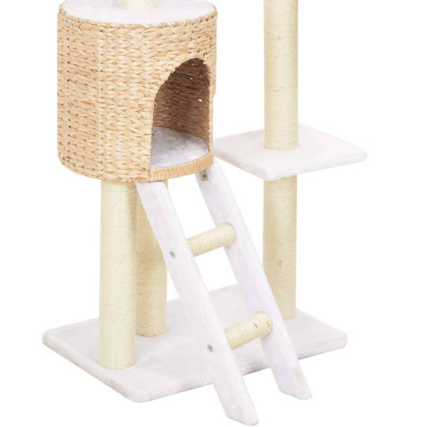 The Living Store Kattenkrabpaal Sisal - 146 cm - Zeegras