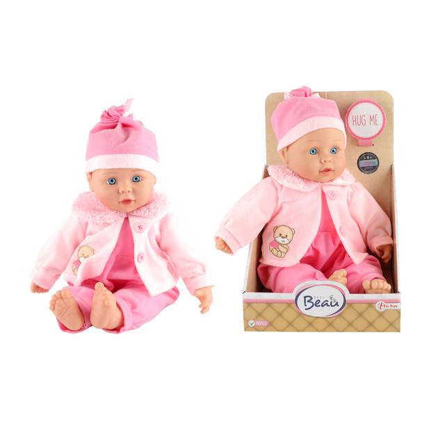 Toi-Toys Babypop met jas 40 cm