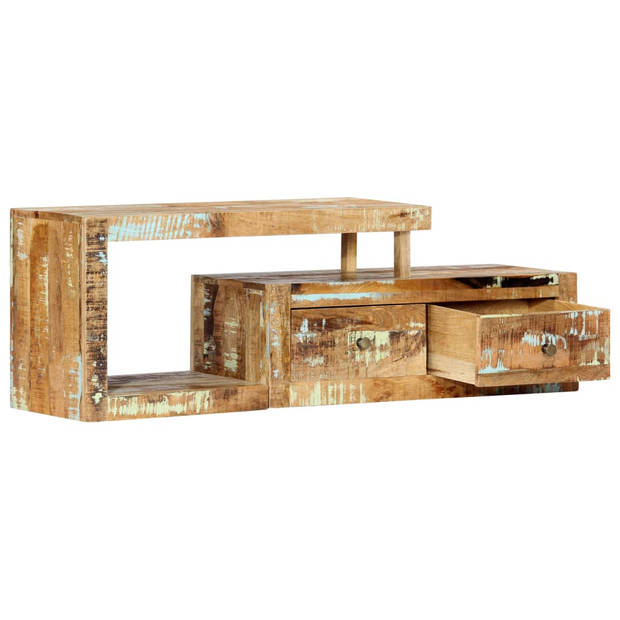 vidaXL Tv-meubel 120x30x40 cm massief gerecycled hout