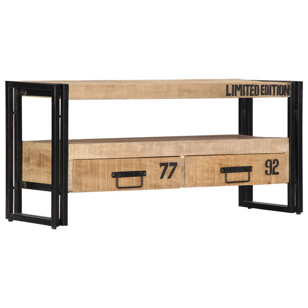 vidaXL Tv-meubel 100x30x45 cm massief mangohout