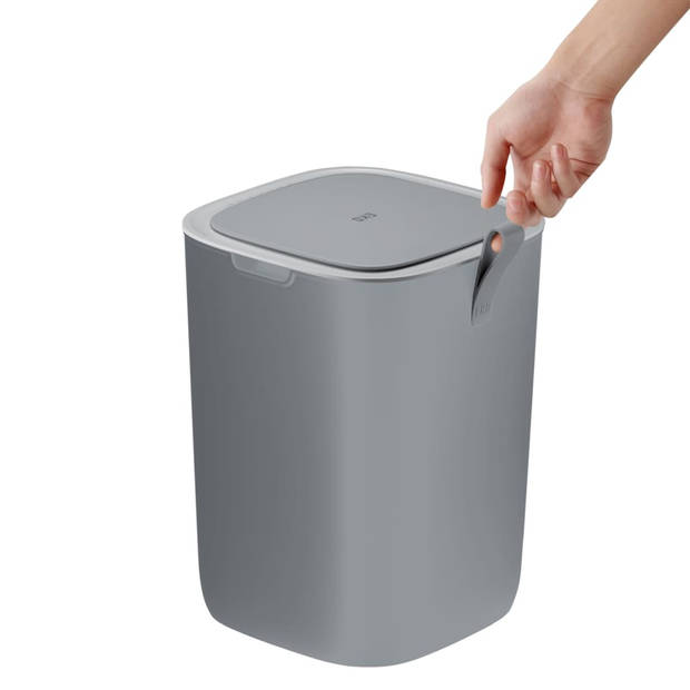 EKO - Morandi Smart Sensor Bin 12 liter, EKO - Polypropyleen - grijs