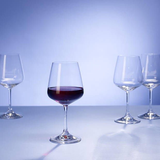 Villeroy & Boch - Ovid rode wijnglazen set 4-delig