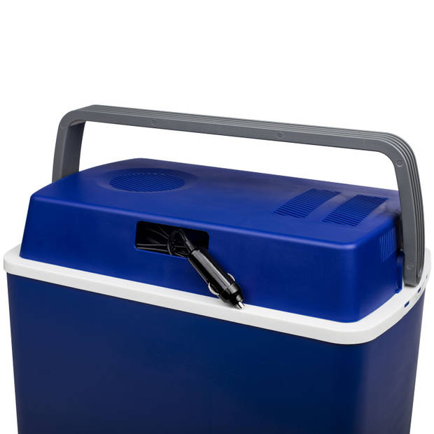 Campart Koelbox CB-8624 – 12V aansluiting - Lichtgewicht Coolbox 22 liter – Blauw