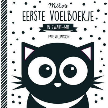 Oogappel Voelboek: Milo's eerste voelboekje in zwart-wit (karton). 2+