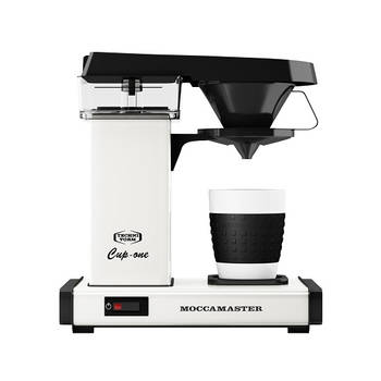 Blokker Filterkoffiemachine Cup-One Off-White - Moccamaster aanbieding